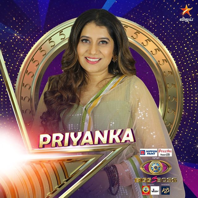 Priyanka Bigg Boss Contestant Tamil 5